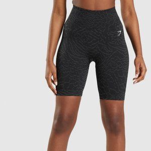 GYMSHARK ADAPT ANIMAL SEAMLESS CYCLING SHORTS (brand new)
